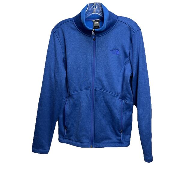 The North Face Cobalt Blue Zip Up Jacket Large Womans - Picture 1 of 10
